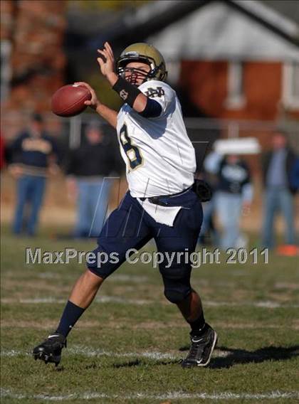 Thumbnail 3 in Notre Dame vs. Mater Dei (IHSA Class 4A Playoffs) photogallery.