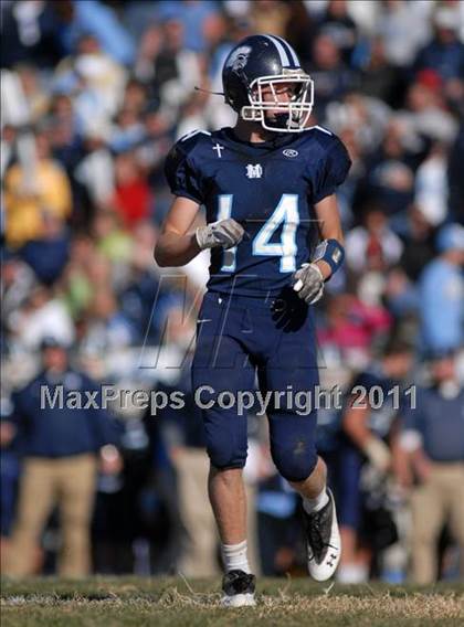 Thumbnail 3 in Notre Dame vs. Mater Dei (IHSA Class 4A Playoffs) photogallery.