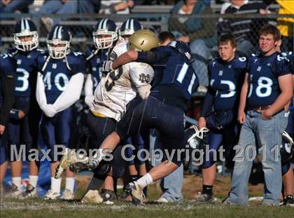 Thumbnail 3 in Notre Dame vs. Mater Dei (IHSA Class 4A Playoffs) photogallery.