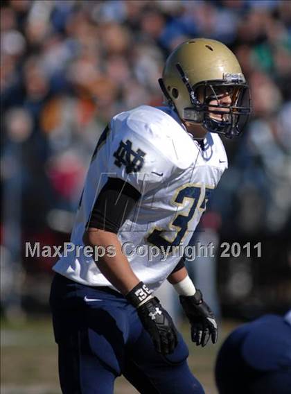 Thumbnail 2 in Notre Dame vs. Mater Dei (IHSA Class 4A Playoffs) photogallery.