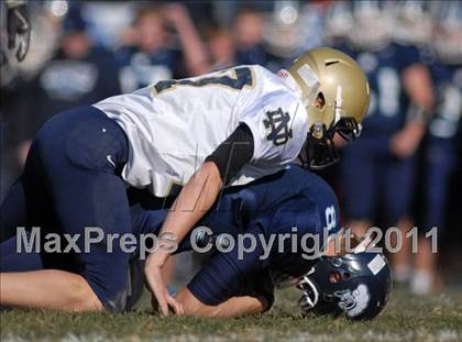 Thumbnail 1 in Notre Dame vs. Mater Dei (IHSA Class 4A Playoffs) photogallery.