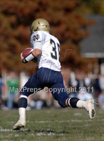 Thumbnail 3 in Notre Dame vs. Mater Dei (IHSA Class 4A Playoffs) photogallery.