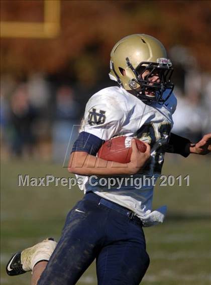 Thumbnail 2 in Notre Dame vs. Mater Dei (IHSA Class 4A Playoffs) photogallery.