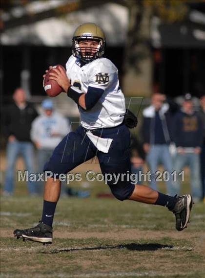 Thumbnail 2 in Notre Dame vs. Mater Dei (IHSA Class 4A Playoffs) photogallery.