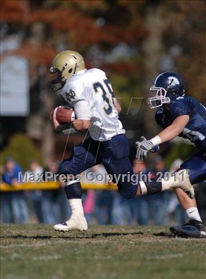 Thumbnail 2 in Notre Dame vs. Mater Dei (IHSA Class 4A Playoffs) photogallery.