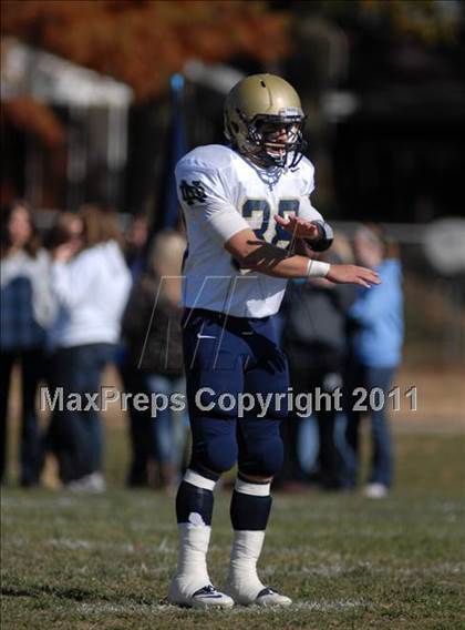 Thumbnail 3 in Notre Dame vs. Mater Dei (IHSA Class 4A Playoffs) photogallery.