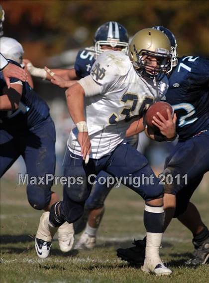 Thumbnail 2 in Notre Dame vs. Mater Dei (IHSA Class 4A Playoffs) photogallery.