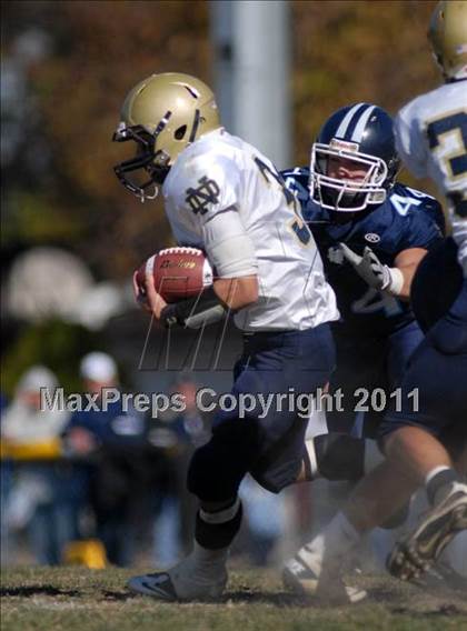 Thumbnail 1 in Notre Dame vs. Mater Dei (IHSA Class 4A Playoffs) photogallery.