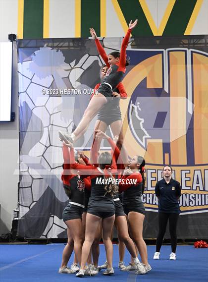 Thumbnail 2 in CIF State Cheer SoCal Championships - Session 1 (Murrieta Valley -Santa Margarita) photogallery.