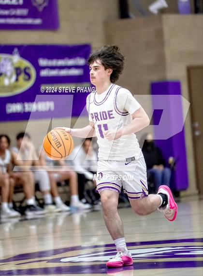 Thumbnail 2 in Mariposa County @ Bradshaw Christian (CIF SJS D5 Playoff) photogallery.