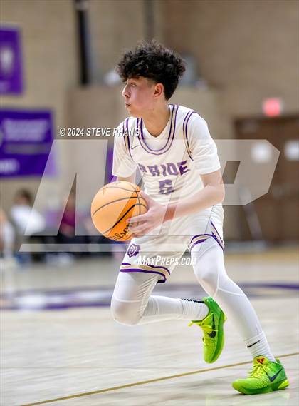 Thumbnail 2 in Mariposa County @ Bradshaw Christian (CIF SJS D5 Playoff) photogallery.