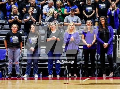 Thumbnail 1 in Beckville vs. Crawford (UIL Volleyball 2A Semi-Finals)  photogallery.