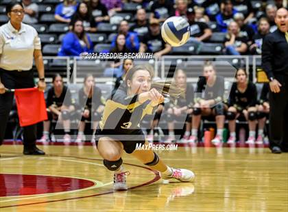 Thumbnail 2 in Beckville vs. Crawford (UIL Volleyball 2A Semi-Finals)  photogallery.