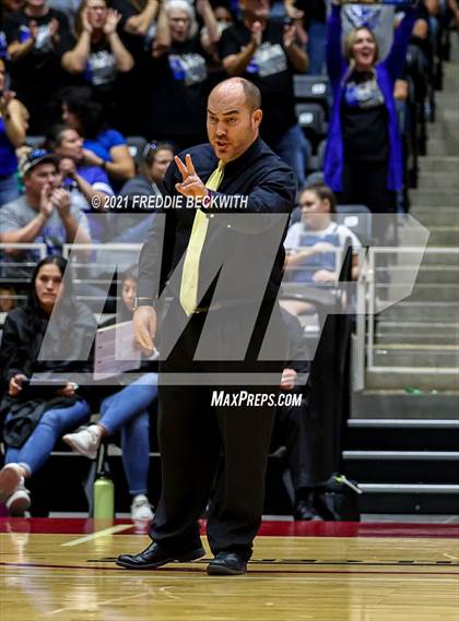 Thumbnail 3 in Beckville vs. Crawford (UIL Volleyball 2A Semi-Finals)  photogallery.