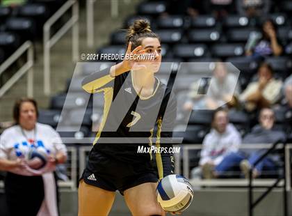 Thumbnail 2 in Beckville vs. Crawford (UIL Volleyball 2A Semi-Finals)  photogallery.