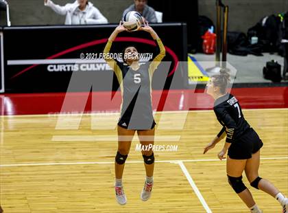 Thumbnail 3 in Beckville vs. Crawford (UIL Volleyball 2A Semi-Finals)  photogallery.