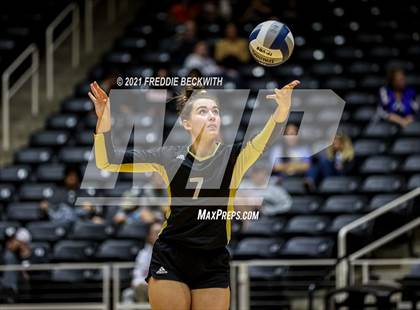 Thumbnail 1 in Beckville vs. Crawford (UIL Volleyball 2A Semi-Finals)  photogallery.