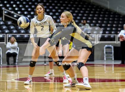 Thumbnail 3 in Beckville vs. Crawford (UIL Volleyball 2A Semi-Finals)  photogallery.