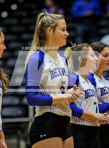 Thumbnail 3 in Beckville vs. Crawford (UIL Volleyball 2A Semi-Finals)  photogallery.