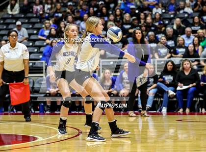 Thumbnail 1 in Beckville vs. Crawford (UIL Volleyball 2A Semi-Finals)  photogallery.