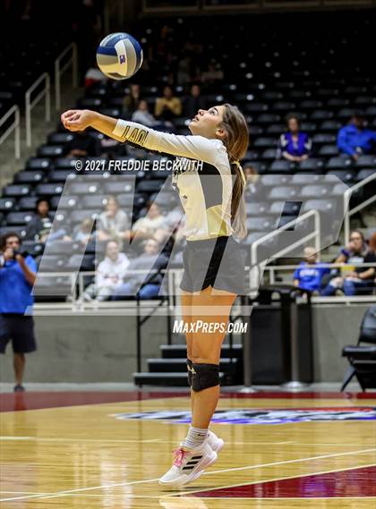 Thumbnail 3 in Beckville vs. Crawford (UIL Volleyball 2A Semi-Finals)  photogallery.