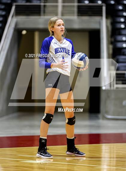 Thumbnail 2 in Beckville vs. Crawford (UIL Volleyball 2A Semi-Finals)  photogallery.