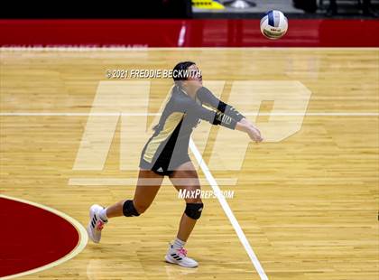 Thumbnail 2 in Beckville vs. Crawford (UIL Volleyball 2A Semi-Finals)  photogallery.