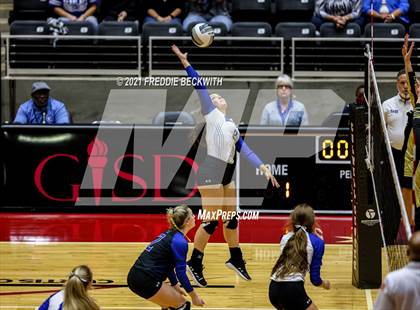 Thumbnail 2 in Beckville vs. Crawford (UIL Volleyball 2A Semi-Finals)  photogallery.