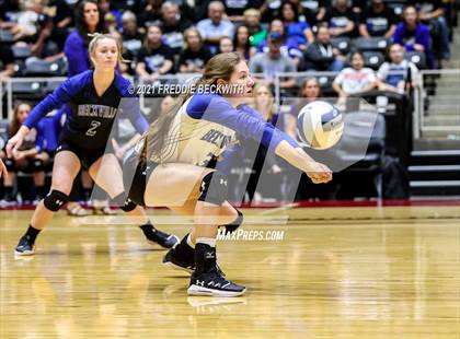 Thumbnail 3 in Beckville vs. Crawford (UIL Volleyball 2A Semi-Finals)  photogallery.