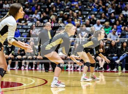 Thumbnail 2 in Beckville vs. Crawford (UIL Volleyball 2A Semi-Finals)  photogallery.