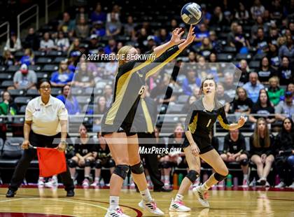 Thumbnail 3 in Beckville vs. Crawford (UIL Volleyball 2A Semi-Finals)  photogallery.