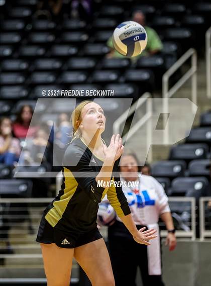 Thumbnail 3 in Beckville vs. Crawford (UIL Volleyball 2A Semi-Finals)  photogallery.