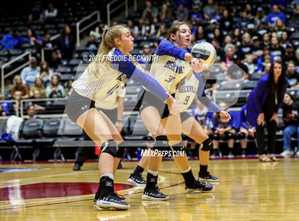 Thumbnail 3 in Beckville vs. Crawford (UIL Volleyball 2A Semi-Finals)  photogallery.