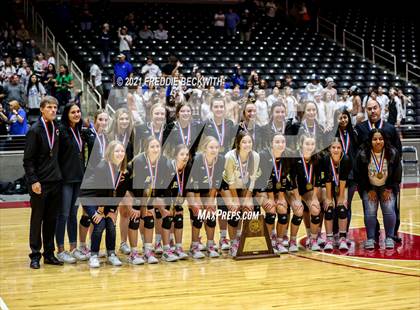 Thumbnail 2 in Beckville vs. Crawford (UIL Volleyball 2A Semi-Finals)  photogallery.
