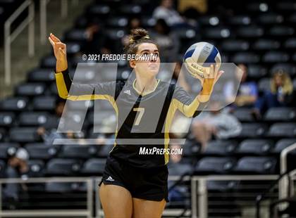 Thumbnail 3 in Beckville vs. Crawford (UIL Volleyball 2A Semi-Finals)  photogallery.