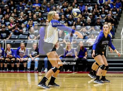 Thumbnail 2 in Beckville vs. Crawford (UIL Volleyball 2A Semi-Finals)  photogallery.