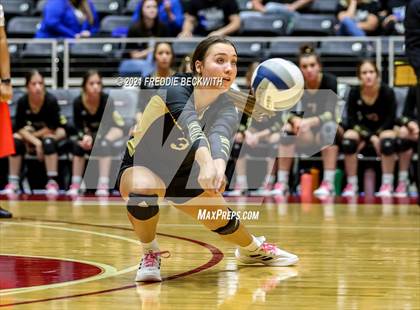 Thumbnail 1 in Beckville vs. Crawford (UIL Volleyball 2A Semi-Finals)  photogallery.