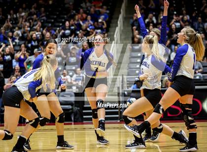 Thumbnail 3 in Beckville vs. Crawford (UIL Volleyball 2A Semi-Finals)  photogallery.
