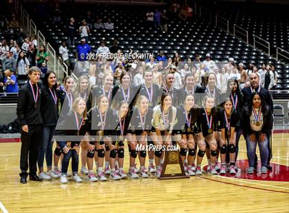 Thumbnail 3 in Beckville vs. Crawford (UIL Volleyball 2A Semi-Finals)  photogallery.
