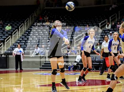Thumbnail 2 in Beckville vs. Crawford (UIL Volleyball 2A Semi-Finals)  photogallery.