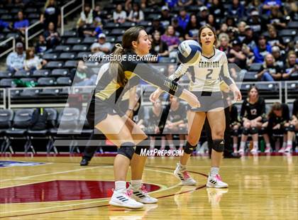 Thumbnail 1 in Beckville vs. Crawford (UIL Volleyball 2A Semi-Finals)  photogallery.