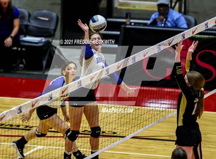 Thumbnail 3 in Beckville vs. Crawford (UIL Volleyball 2A Semi-Finals)  photogallery.