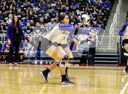 Thumbnail 1 in Beckville vs. Crawford (UIL Volleyball 2A Semi-Finals)  photogallery.