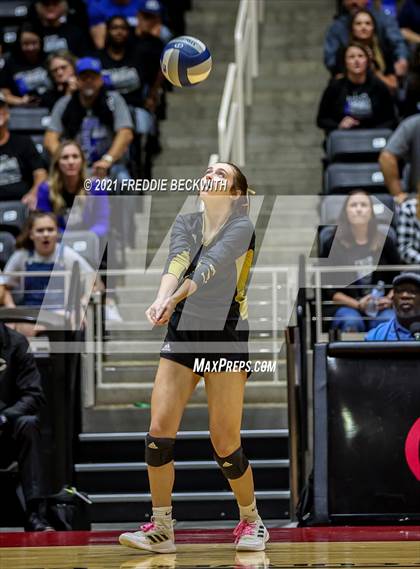 Thumbnail 3 in Beckville vs. Crawford (UIL Volleyball 2A Semi-Finals)  photogallery.