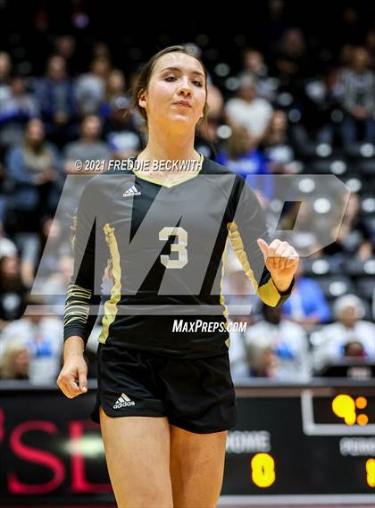 Thumbnail 3 in Beckville vs. Crawford (UIL Volleyball 2A Semi-Finals)  photogallery.