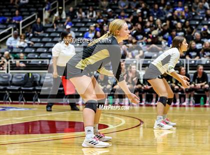 Thumbnail 2 in Beckville vs. Crawford (UIL Volleyball 2A Semi-Finals)  photogallery.