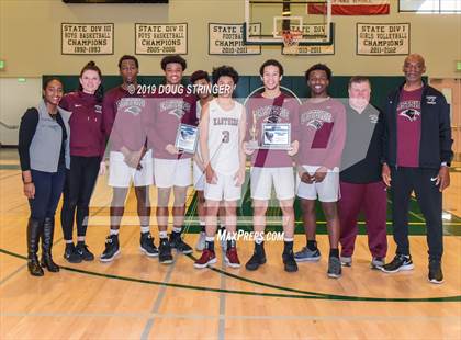 Thumbnail 2 in The Nueva School vs. Eastside College Prep (CIF-CCS D5 Boys Championship) photogallery.