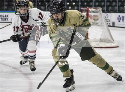 Thumbnail 3 in Notre Dame Prep vs. Capital City Capitals photogallery.