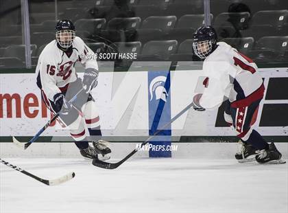Thumbnail 3 in Notre Dame Prep vs. Capital City Capitals photogallery.