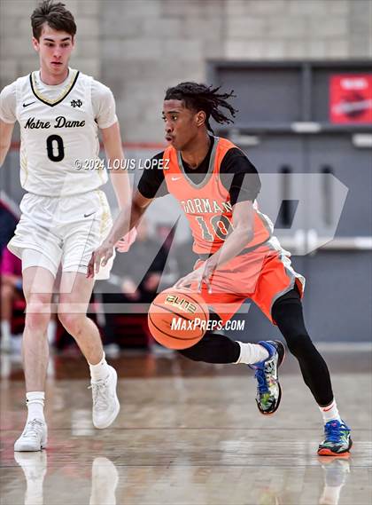 Thumbnail 1 in Bishop Gorman @ Notre Dame (SO) (Nike Extravaganza) photogallery.